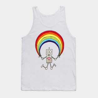 Pride Bot - Only Front Print Tank Top